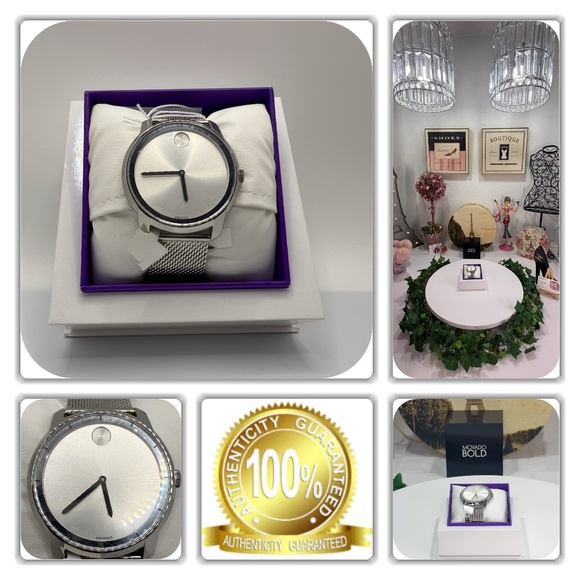 MOVADO STAINLESS STEEL WATCH! main image 7
